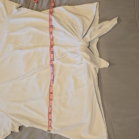 Simply Vera - Vera Wang, White Tee, Size XL - Picture 7 of 8